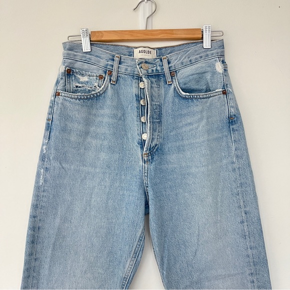 Agolde 90's Mid Rise Loose Fit in Snapshot - Picture 3 of 6